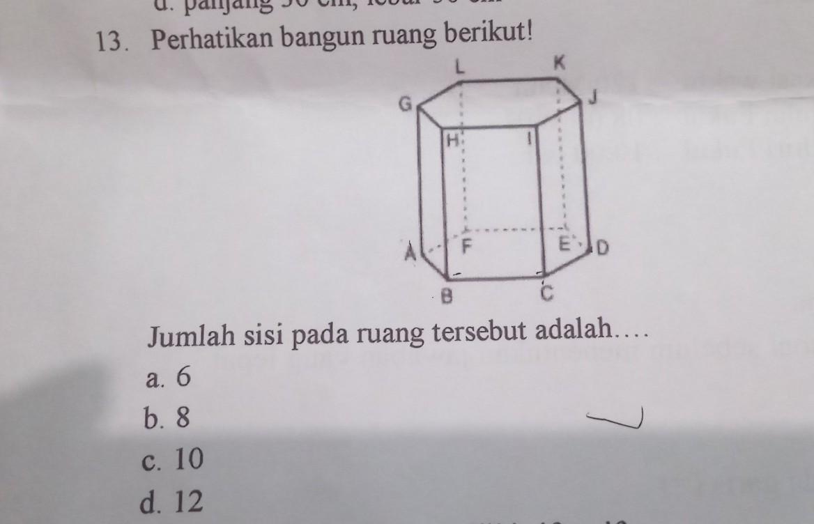 Detail Perhatikan Gambar Bangun Ruang Berikut Nomer 50