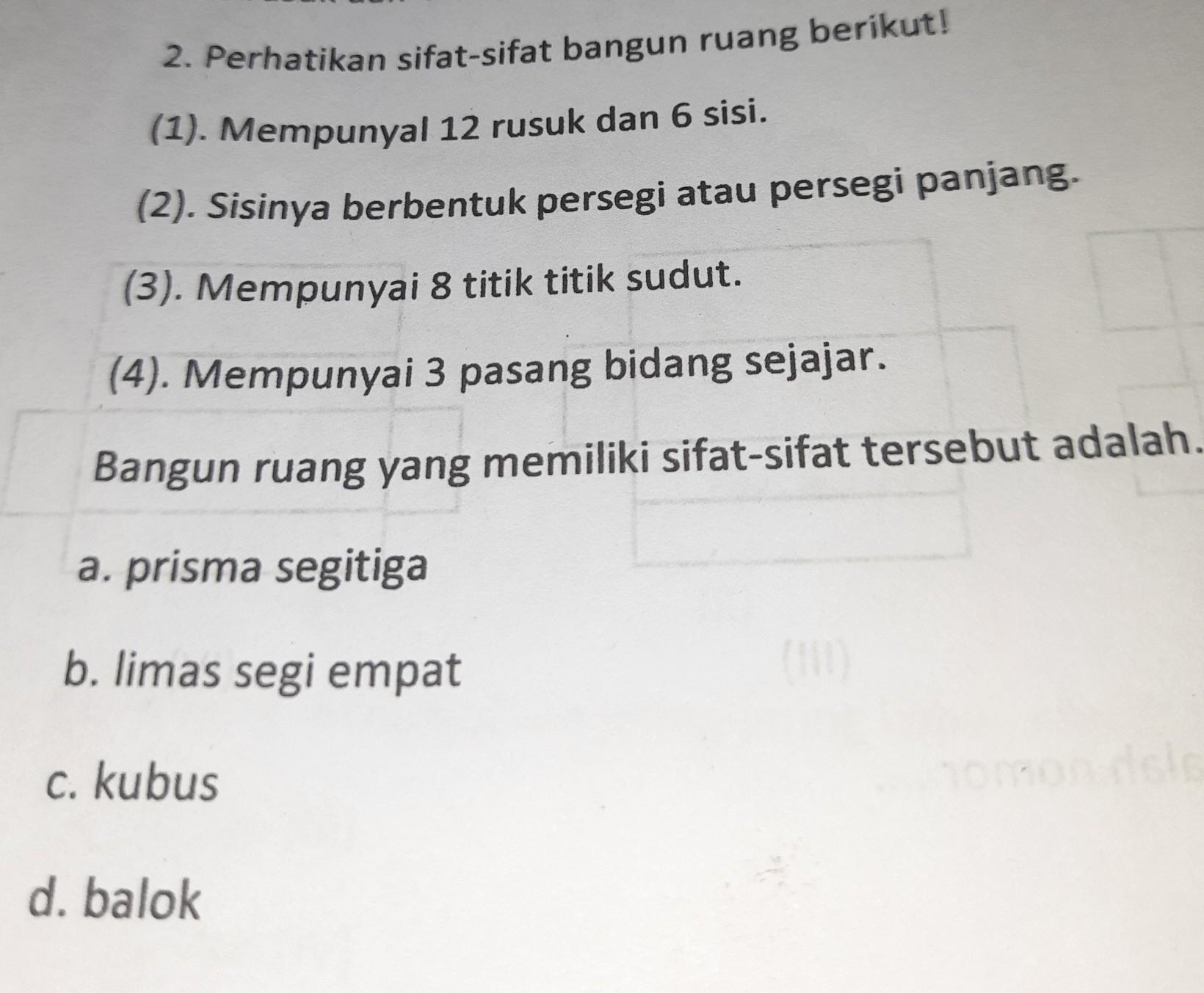 Detail Perhatikan Gambar Bangun Ruang Berikut Nomer 51