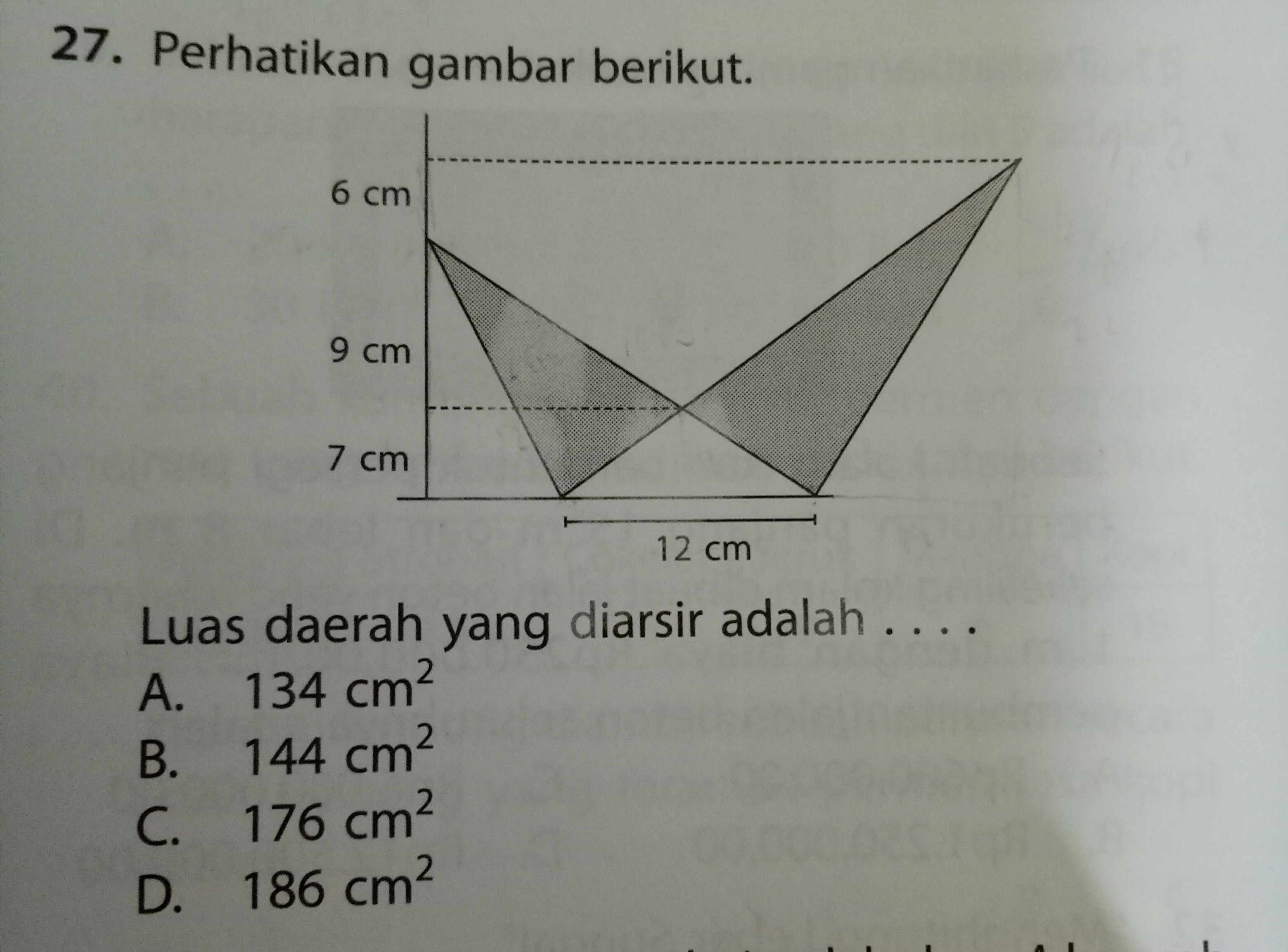 Detail Perhatikan Gambar Berikut Luas Yang Diarsir Adalah Nomer 4