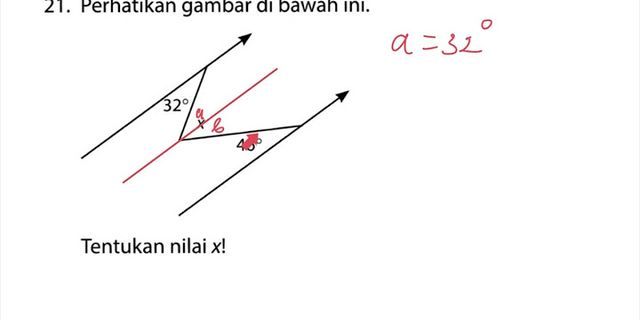 Detail Perhatikan Gambar Berikut Nilai X Sama Dengan Nomer 11