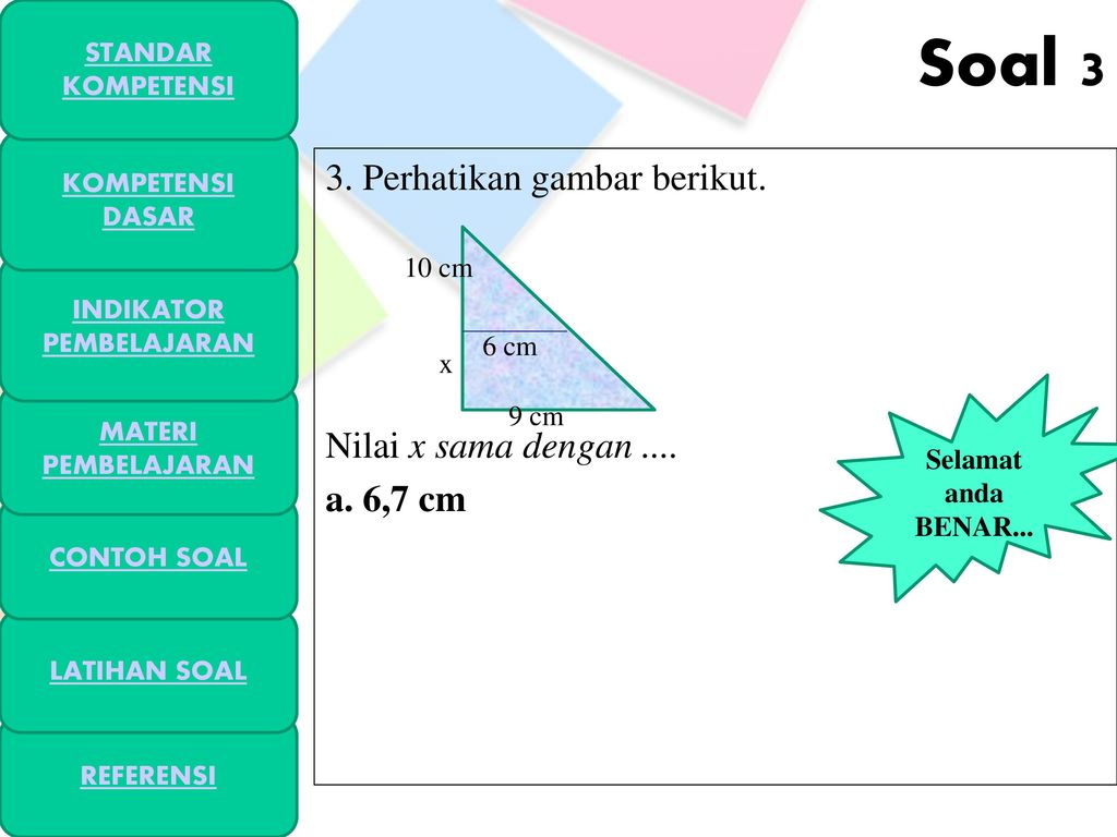 Detail Perhatikan Gambar Berikut Nilai X Sama Dengan Nomer 30