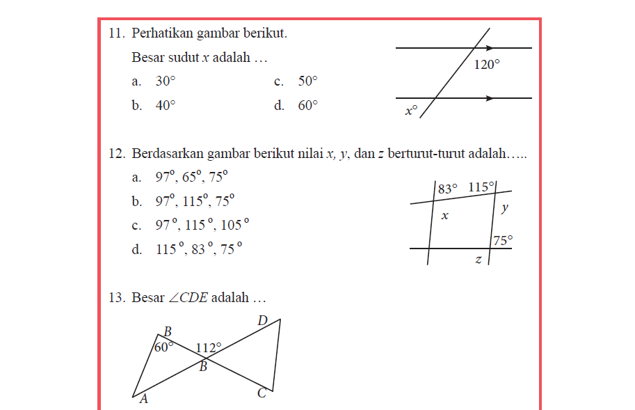 Detail Perhatikan Gambar Berikut Nilai X Sama Dengan Nomer 33