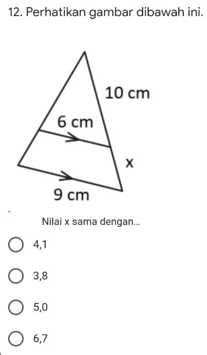 Detail Perhatikan Gambar Berikut Nilai X Sama Dengan Nomer 49