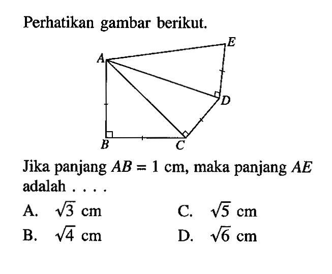 Detail Perhatikan Gambar Berikut Panjang Ae Adalah Nomer 40