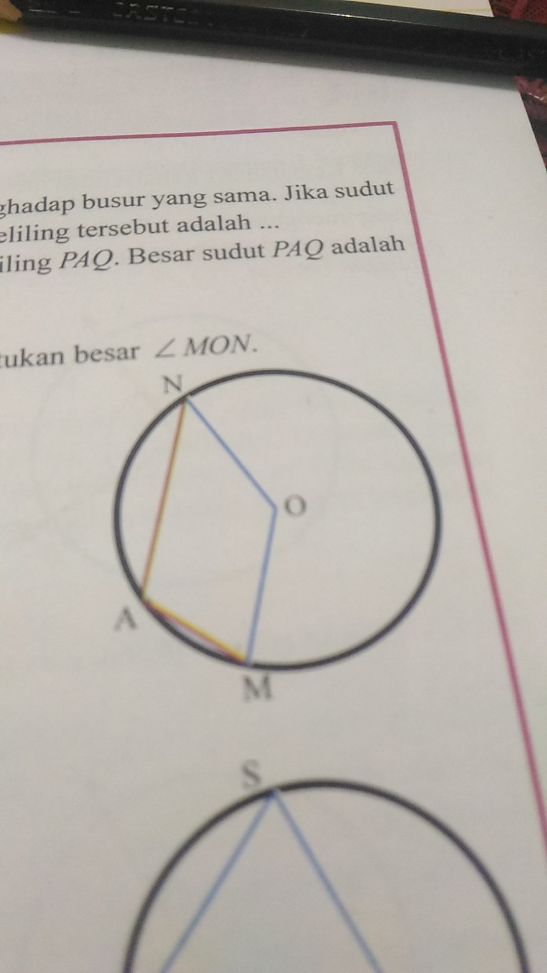 Detail Perhatikan Gambar Di Samping Diketahui M Nomer 36