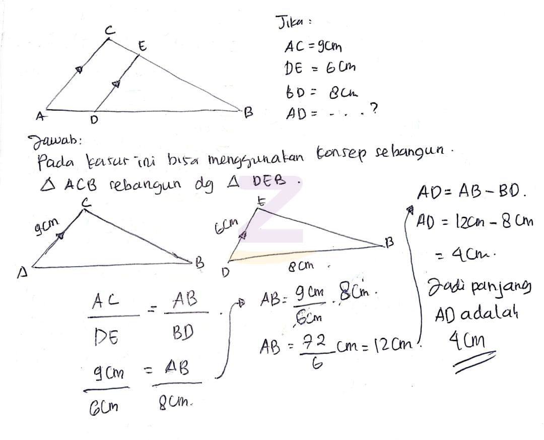 Detail Perhatikan Gambar Di Samping Panjang Ac Adalah Nomer 50