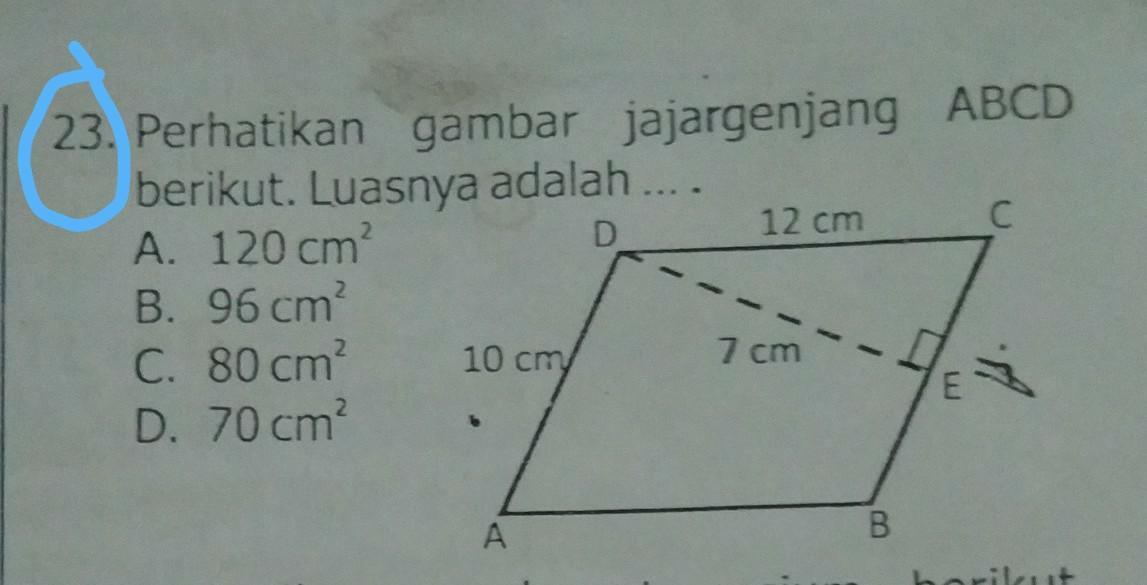 Detail Perhatikan Gambar Jajargenjang Abcd Berikut Nomer 19