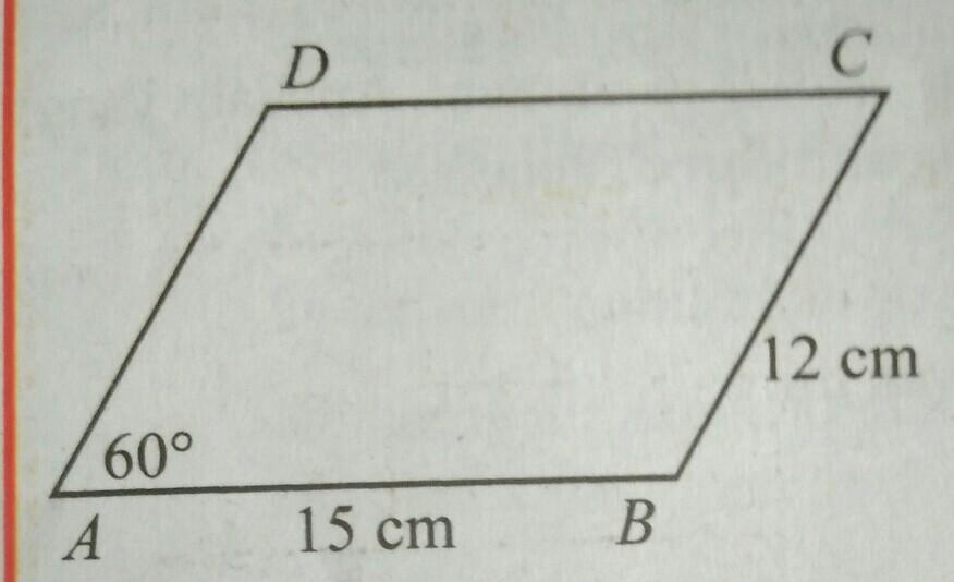 Detail Perhatikan Gambar Jajargenjang Abcd Berikut Nomer 10