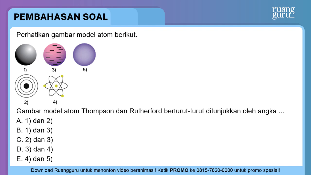 Detail Perhatikan Gambar Model Atom Berikut Nomer 43