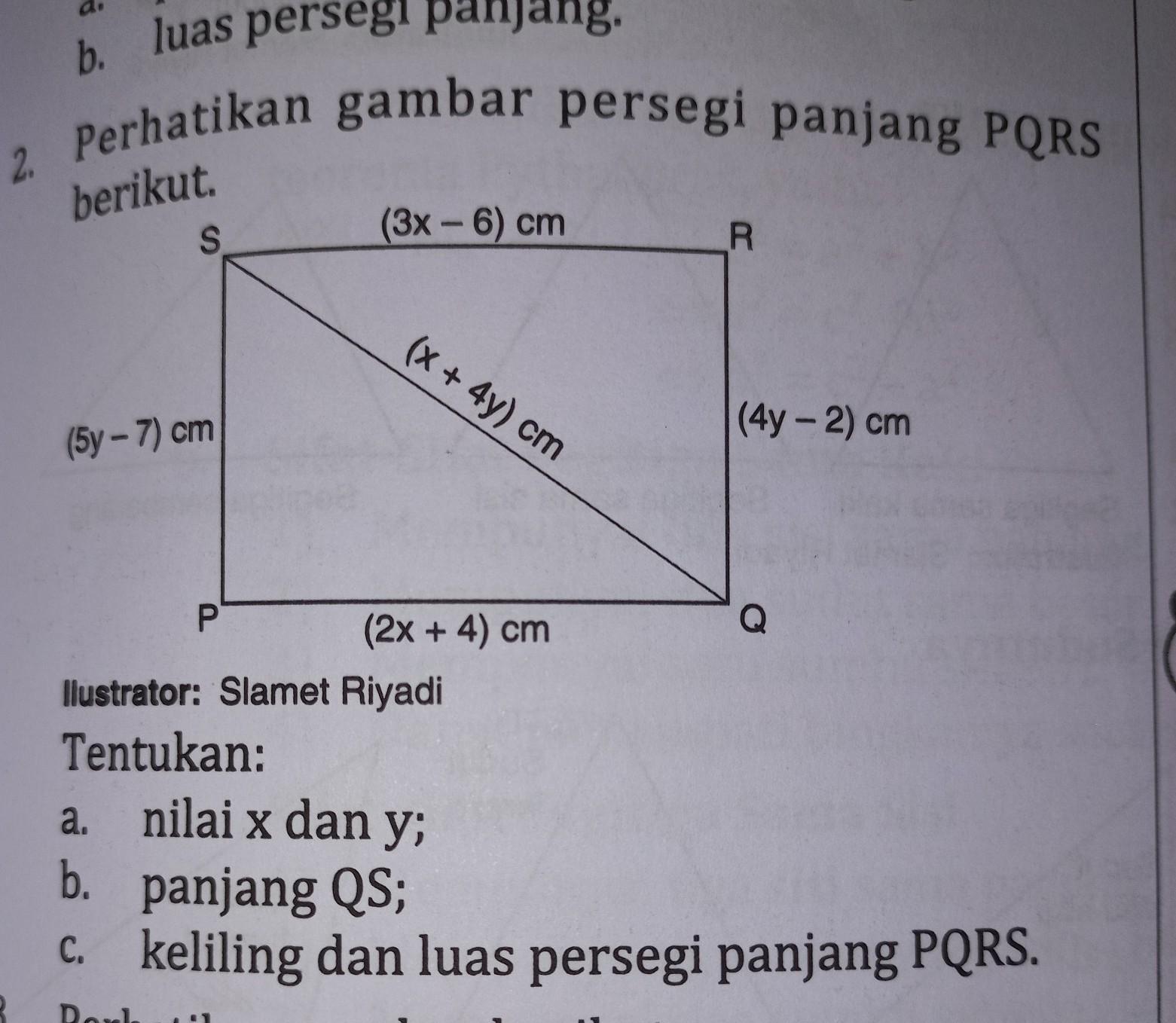 Detail Perhatikan Gambar Persegi Panjang Dan Persegi Berikut Nomer 29