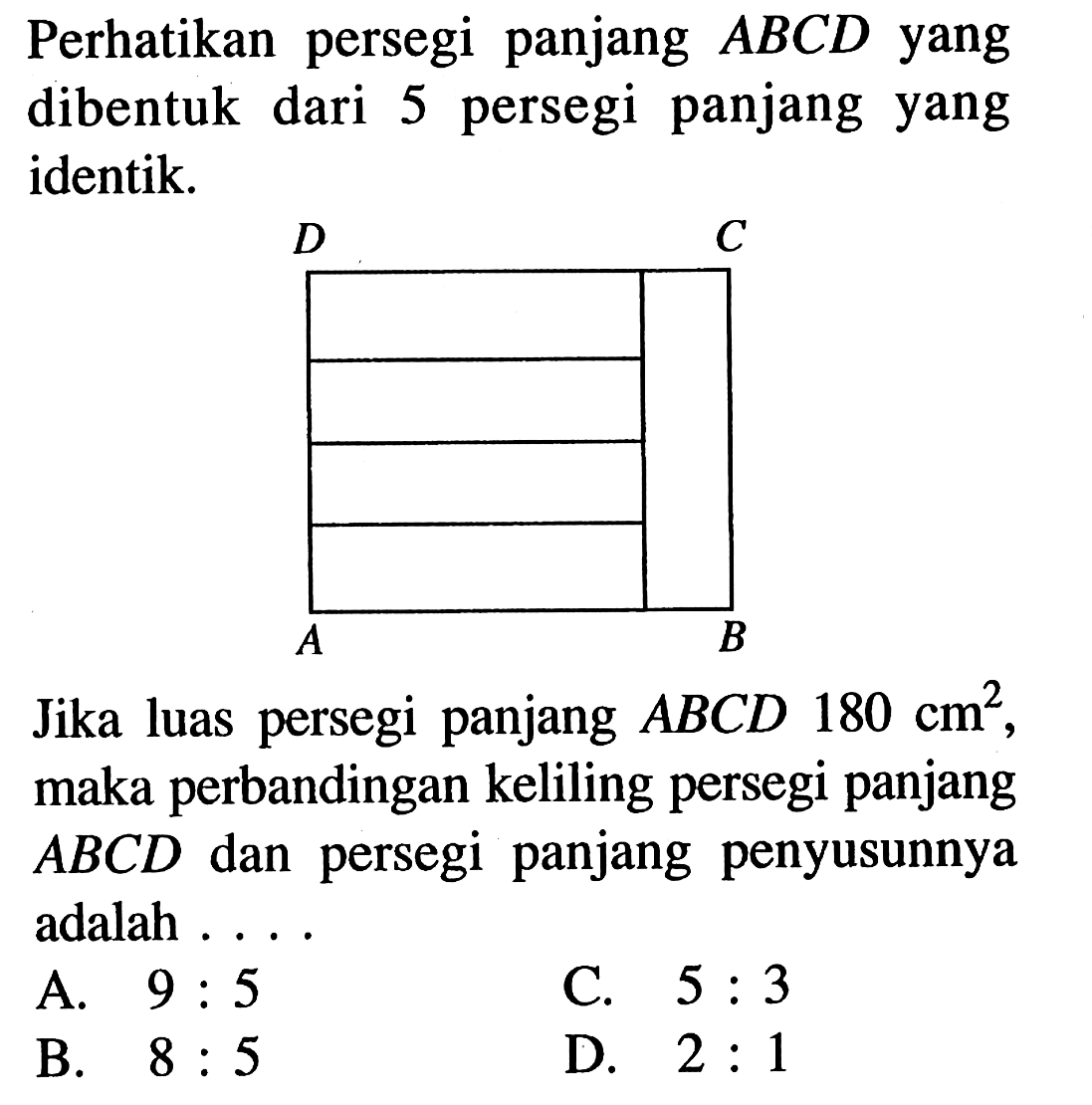 Detail Perhatikan Gambar Persegi Panjang Dan Persegi Berikut Nomer 38