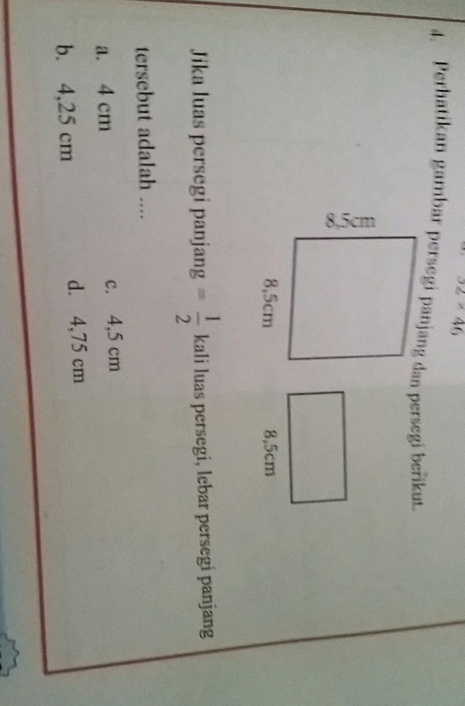 Detail Perhatikan Gambar Persegi Panjang Dan Persegi Berikut Nomer 5