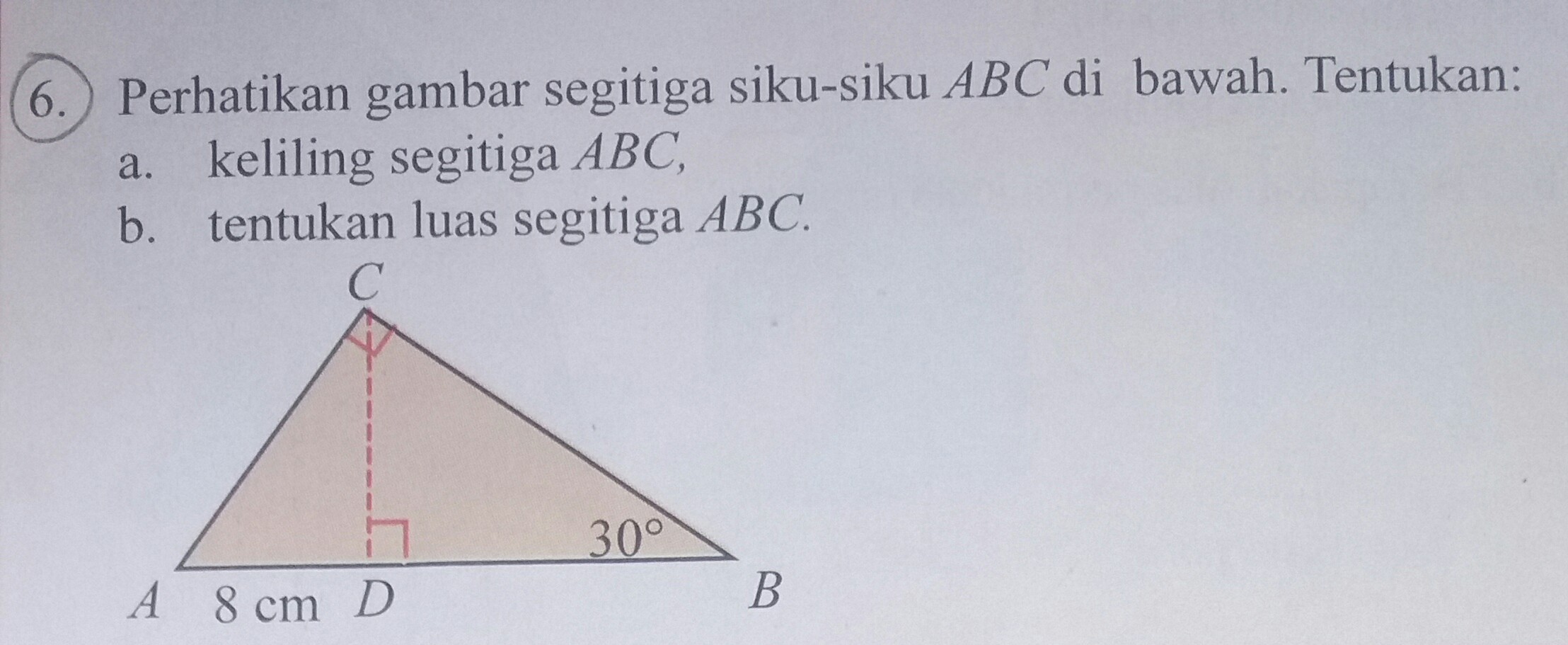 Detail Perhatikan Gambar Segitiga Abc Di Bawah Ini Nomer 8