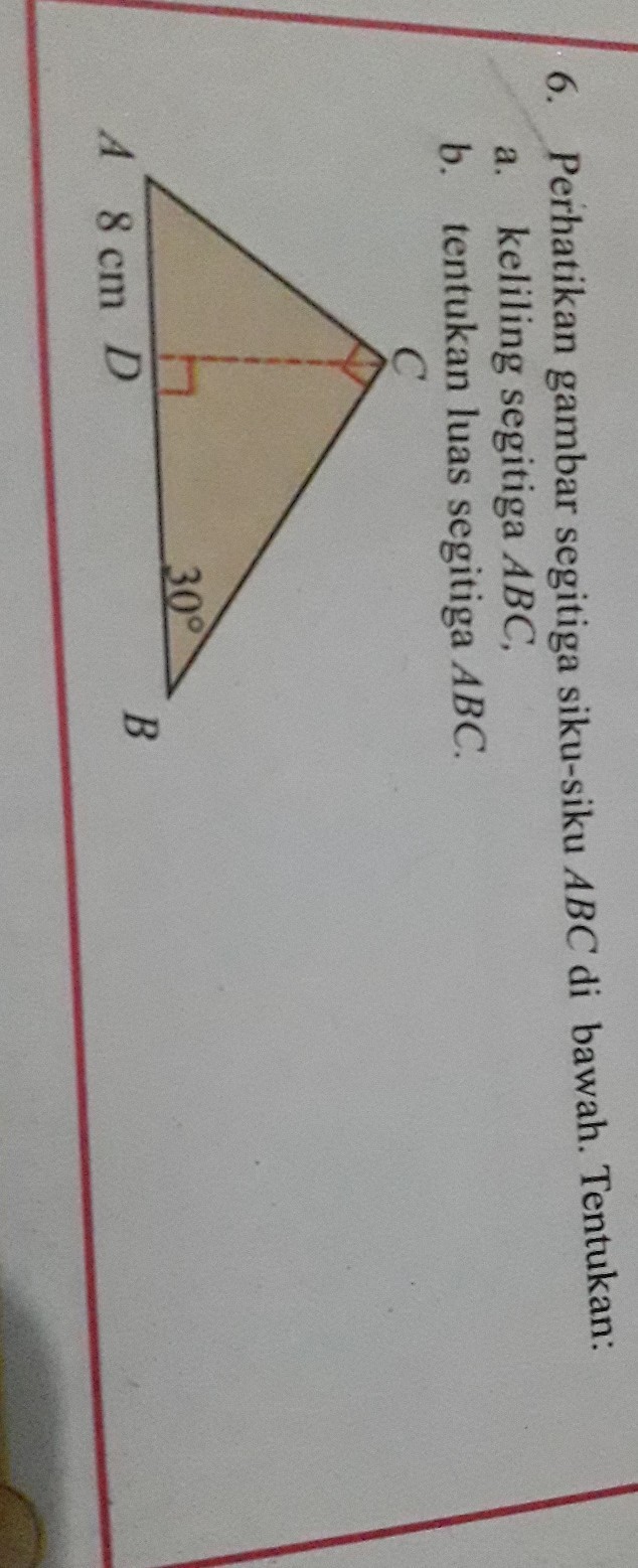 Detail Perhatikan Gambar Segitiga Siku Siku Abc Nomer 12