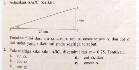 Detail Perhatikan Gambar Segitiga Siku Siku Abc Nomer 30