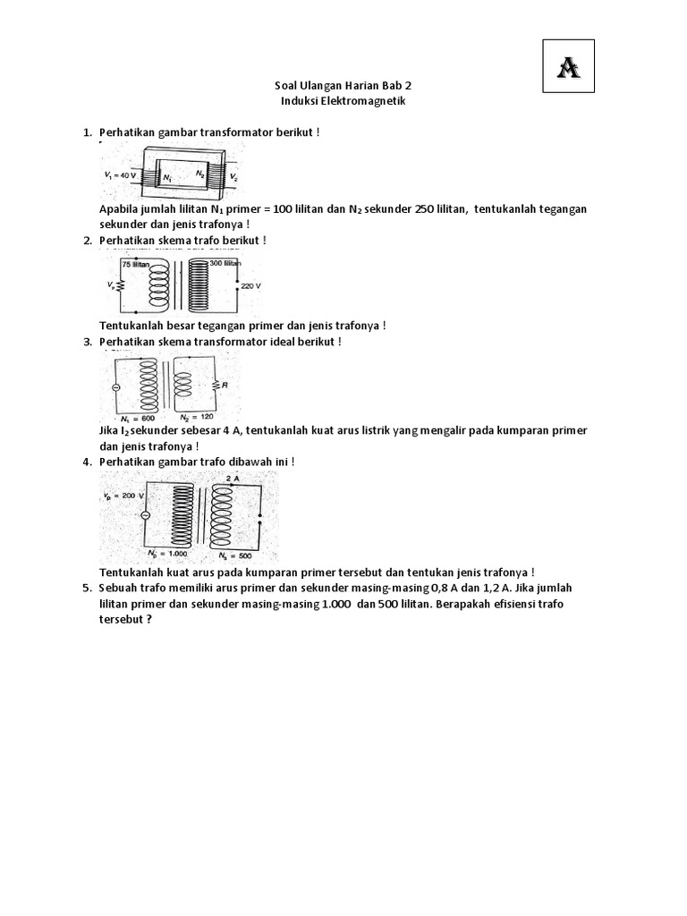 Detail Perhatikan Gambar Transformator Berikut Nomer 14