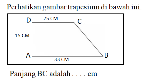 Detail Perhatikan Gambar Trapesium Di Bawah Nomer 37