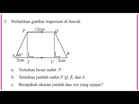 Detail Perhatikan Gambar Trapesium Di Bawah Nomer 6