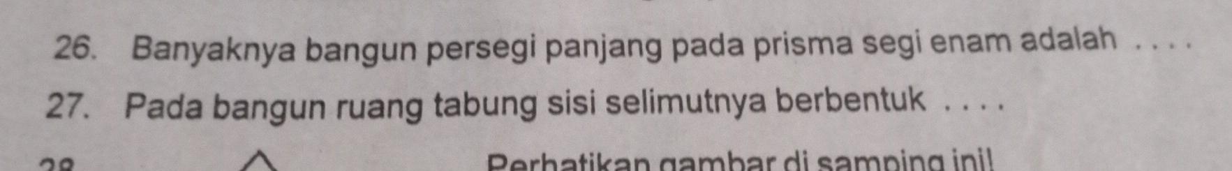 Detail Perhatikan Persegi Panjang Pada Gambar Di Samping Nomer 42