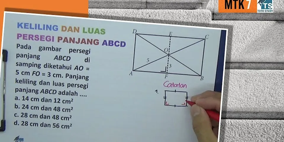 Detail Perhatikan Persegi Panjang Pada Gambar Di Samping Nomer 7