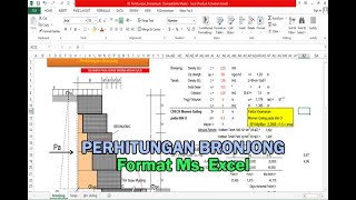 Detail Perhitungan Desain Bronjong Nomer 28