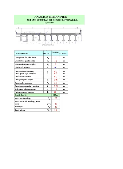 Detail Perhitungan Struktur Rumah 2 Lantai Excel Nomer 42