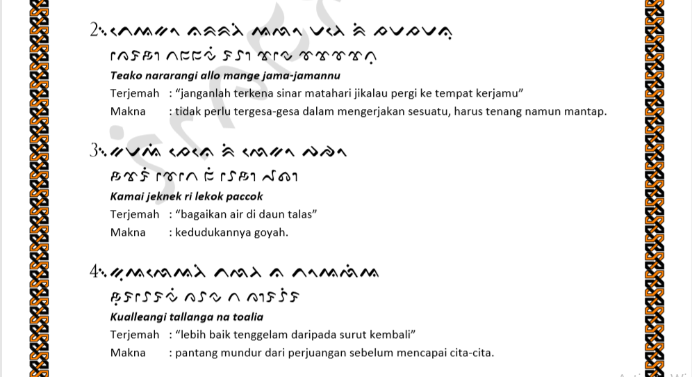 Peribahasa Makassar - KibrisPDR