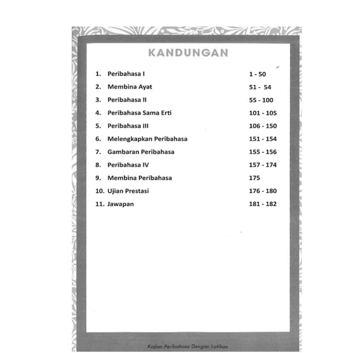 Detail Peribahasa Tingkatan 5 Spm Nomer 23