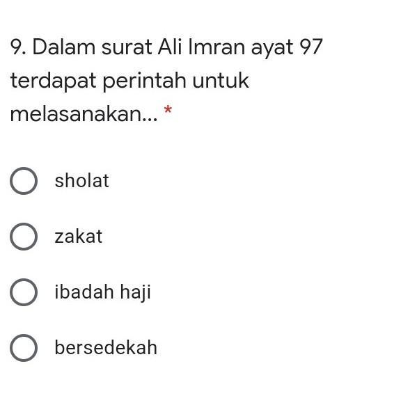 Detail Perintah Haji Terdapat Pada Surat Nomer 13