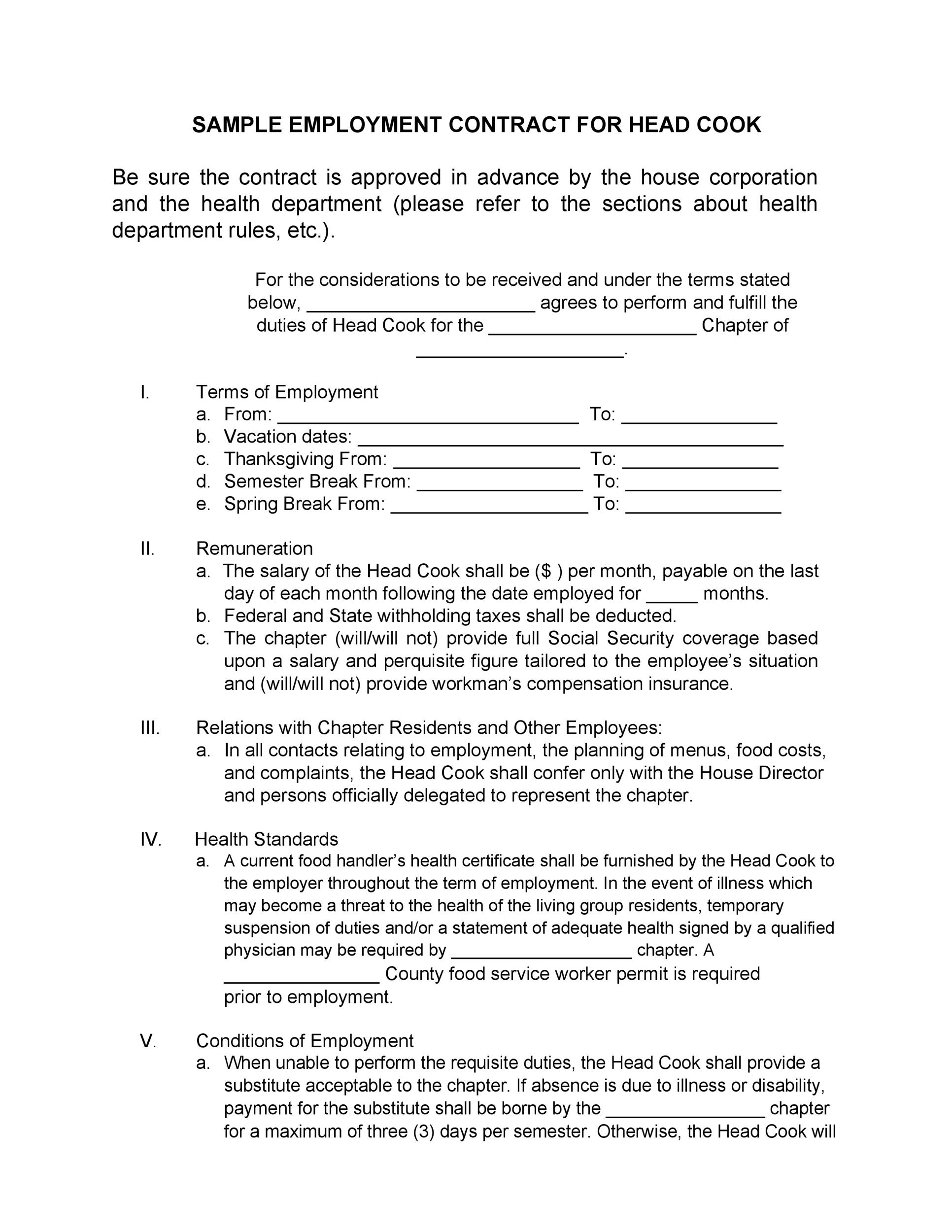 Detail Permanent Part Time Employment Contract Template Nomer 12