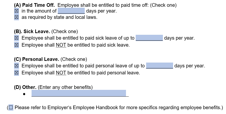 Detail Permanent Part Time Employment Contract Template Nomer 23