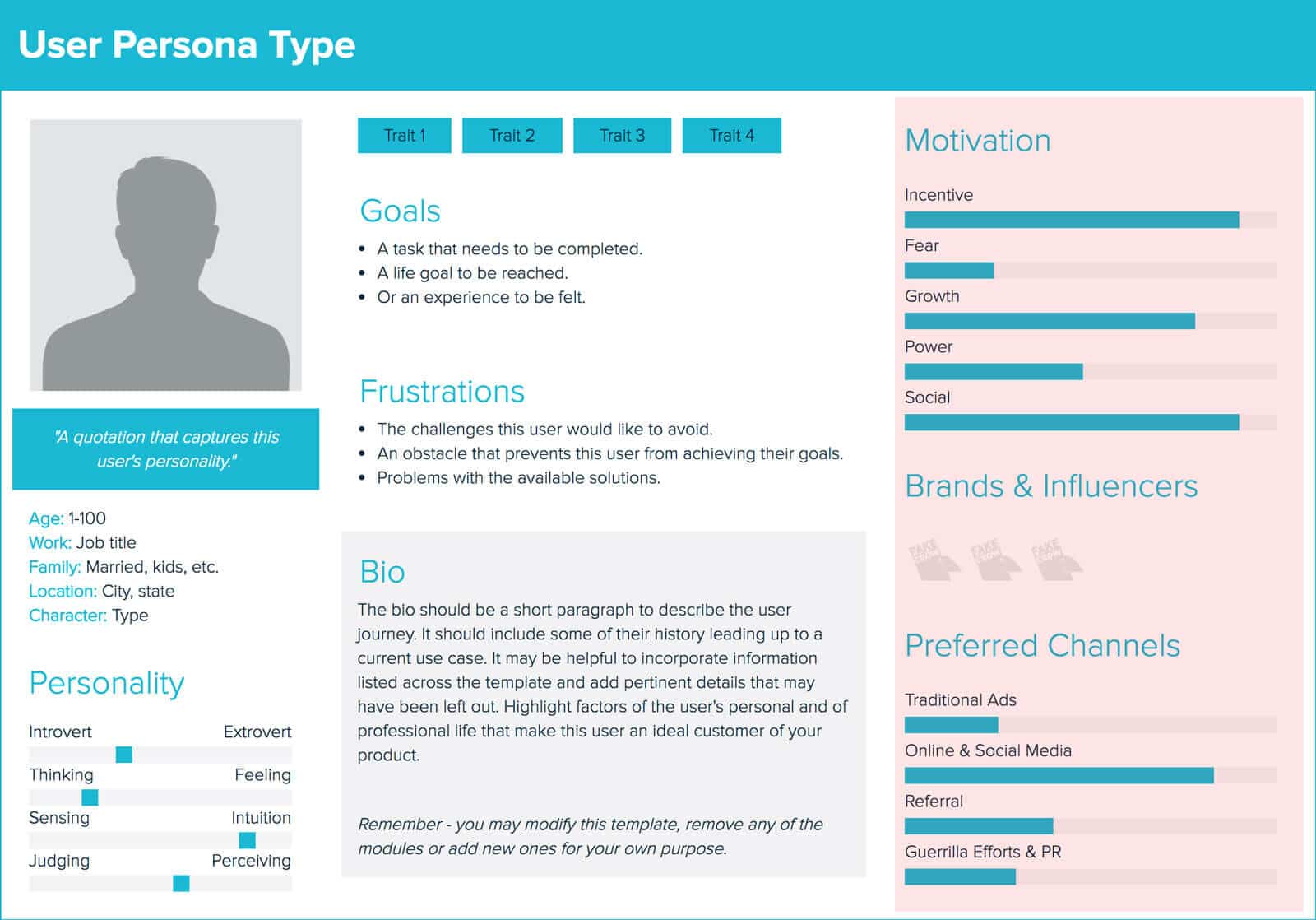 Detail Persona Profile Template Nomer 12