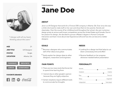 Detail Persona Profile Template Nomer 24