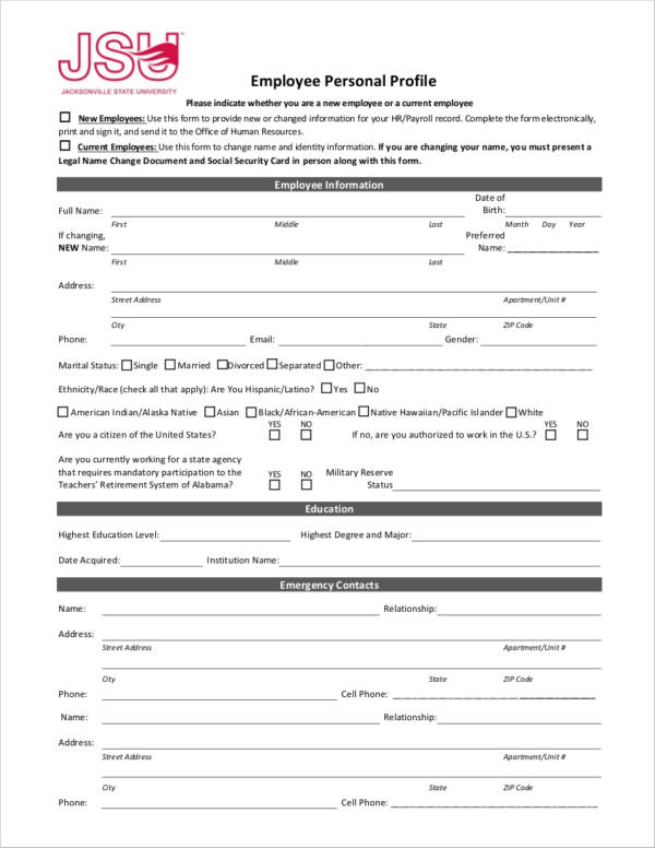 Detail Persona Profile Template Nomer 55