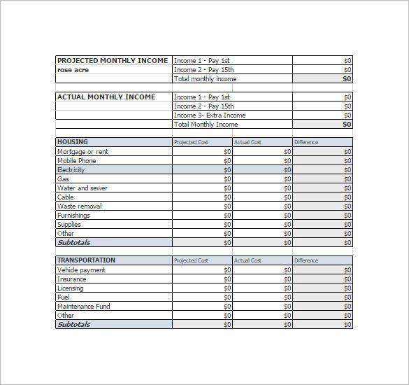 Detail Personal Cash Flow Template Google Sheets Nomer 14