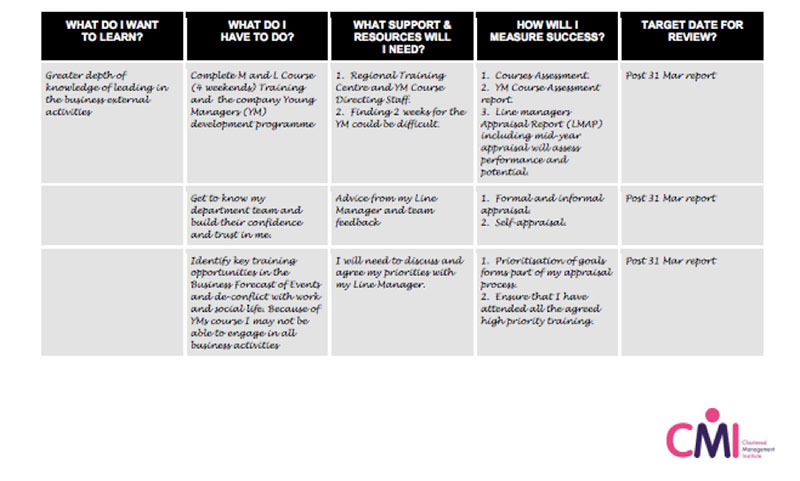 Detail Personal Development Plan Template Free Nomer 12