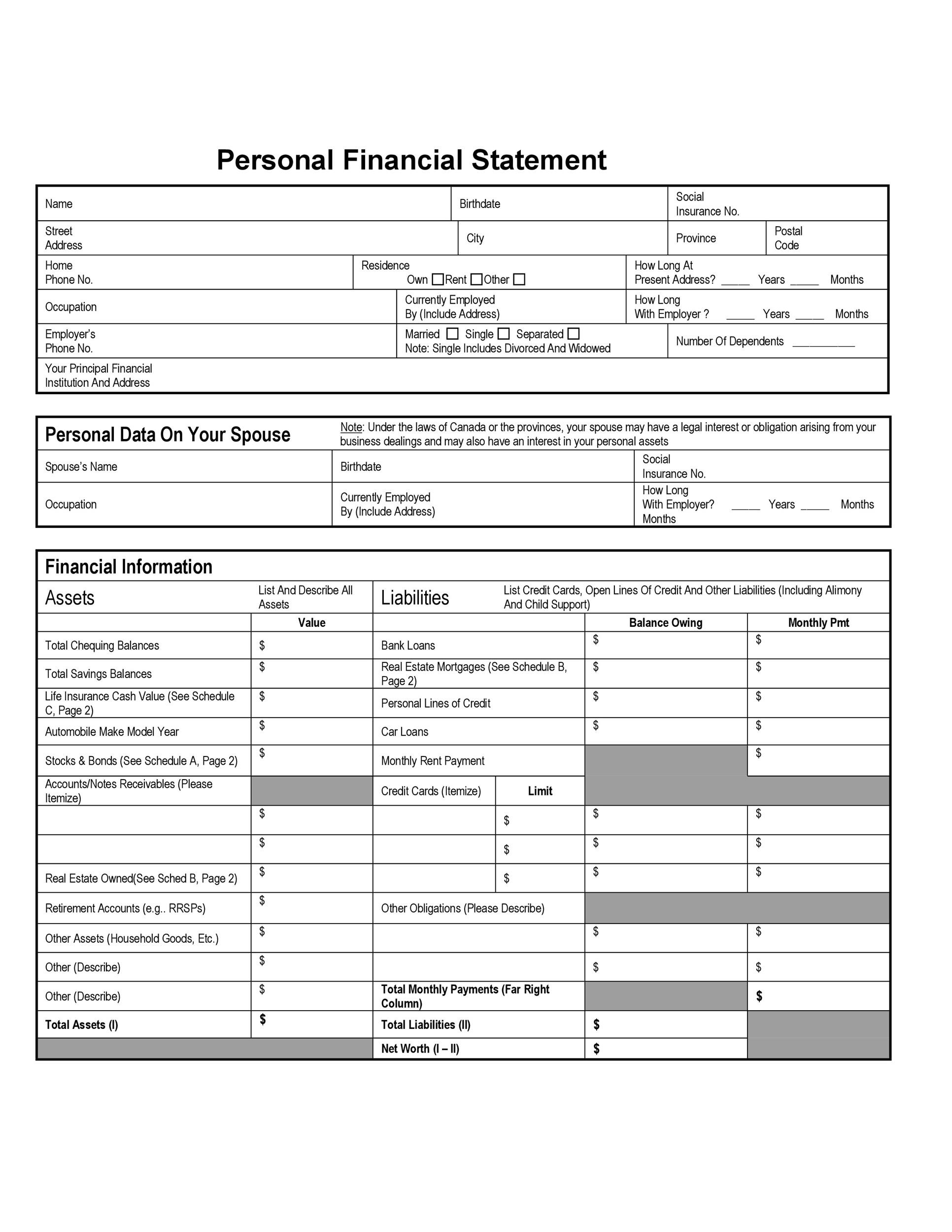 Detail Personal Finance Template Nomer 39