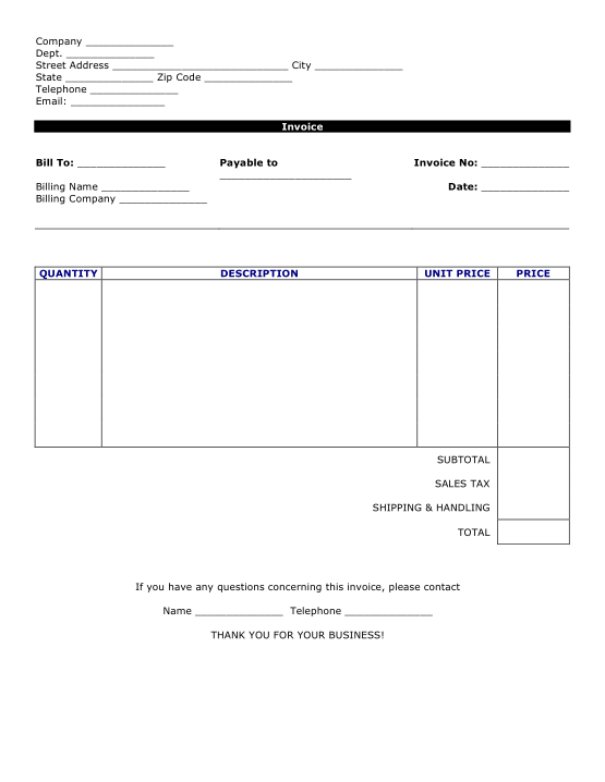 Detail Personal Invoice Template Excel Nomer 4