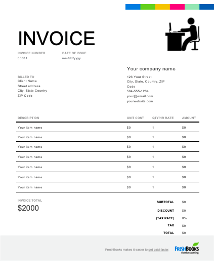 Detail Personal Invoice Template Excel Nomer 5