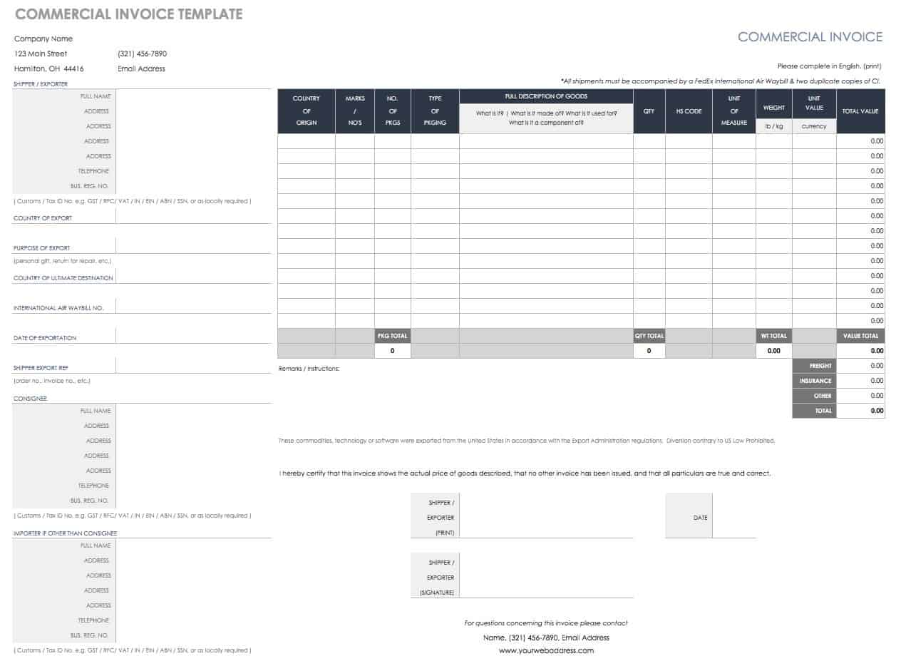 Detail Personal Invoice Template Excel Nomer 40