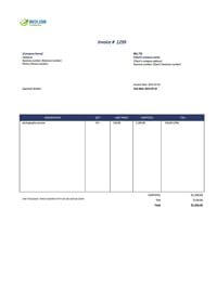 Detail Personal Invoice Template Excel Nomer 42