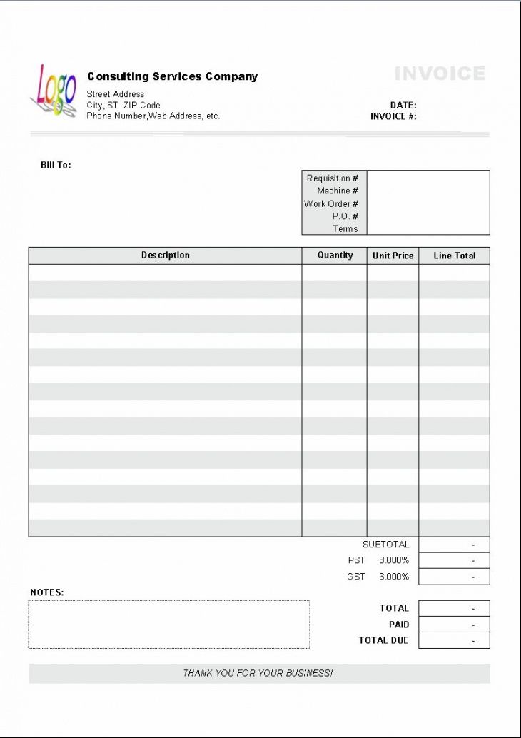 Detail Personal Invoice Template Excel Nomer 44