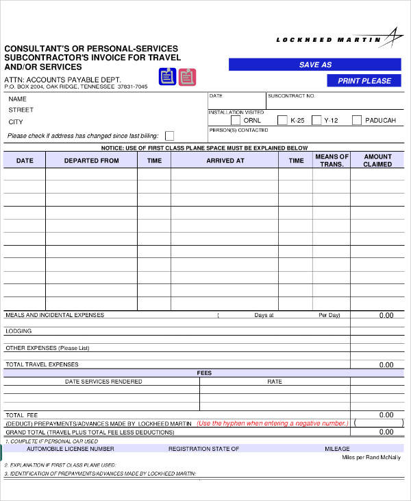 Detail Personal Invoice Template Excel Nomer 45