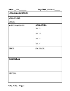 Detail Personal Learning Plan Template Nomer 12