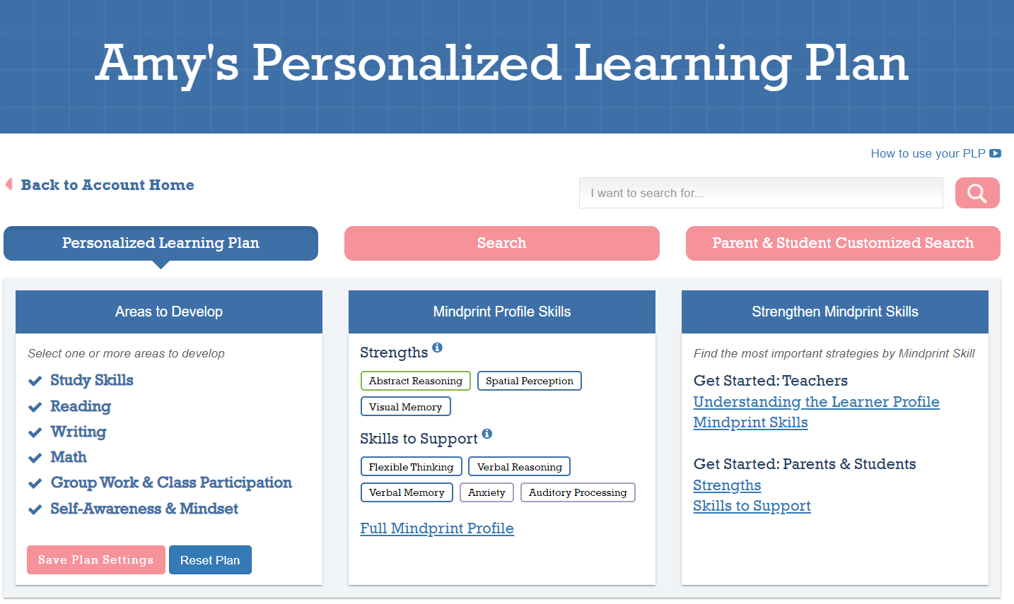 Detail Personal Learning Plan Template Nomer 27