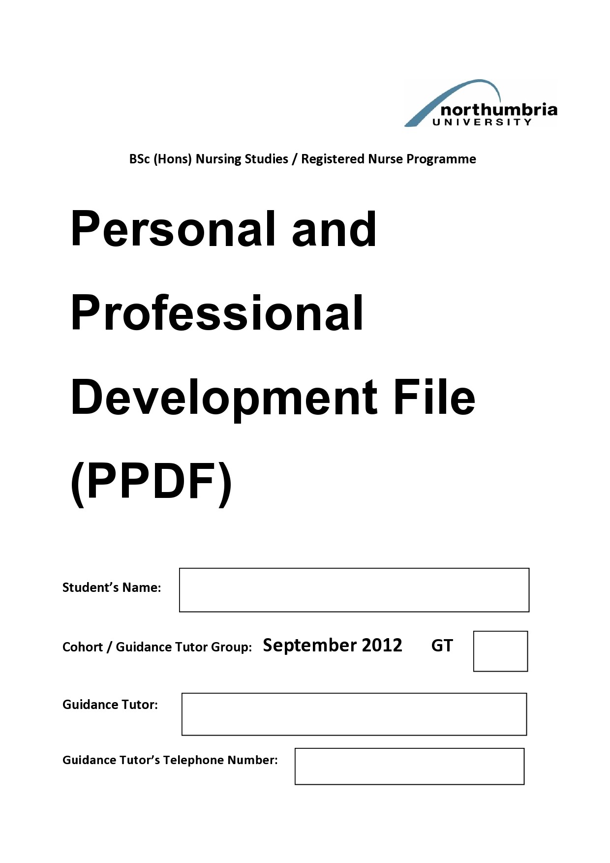 Detail Personal Learning Plan Template Nomer 46