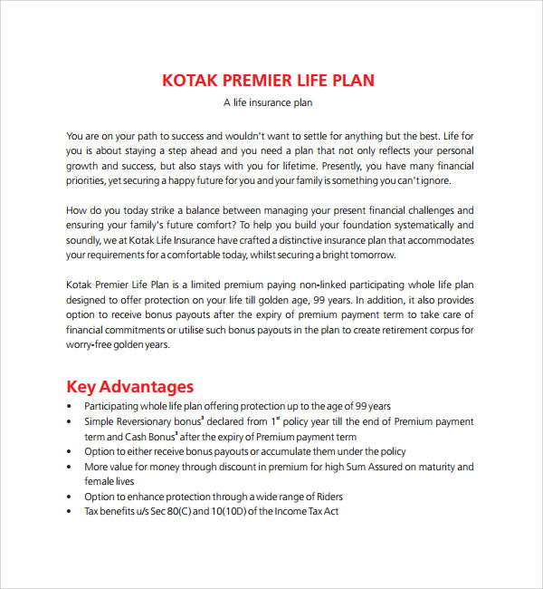 Detail Personal Life Plan Template Free Nomer 16