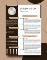 Detail Personal Profile Design Template Nomer 30