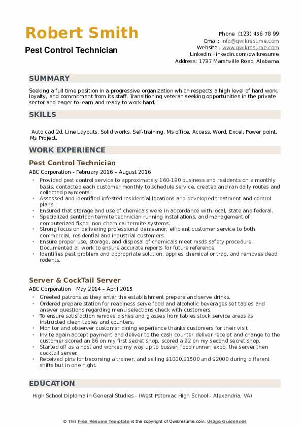 Detail Pest Control Schedule Template Nomer 44