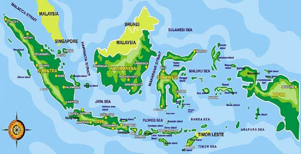 Detail Peta Kepulauan Indonesia Nomer 2